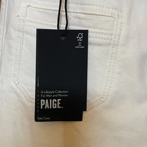 NWT Women’s Harper Ankle Vintage Jeans in Tonal Ecru Distressed